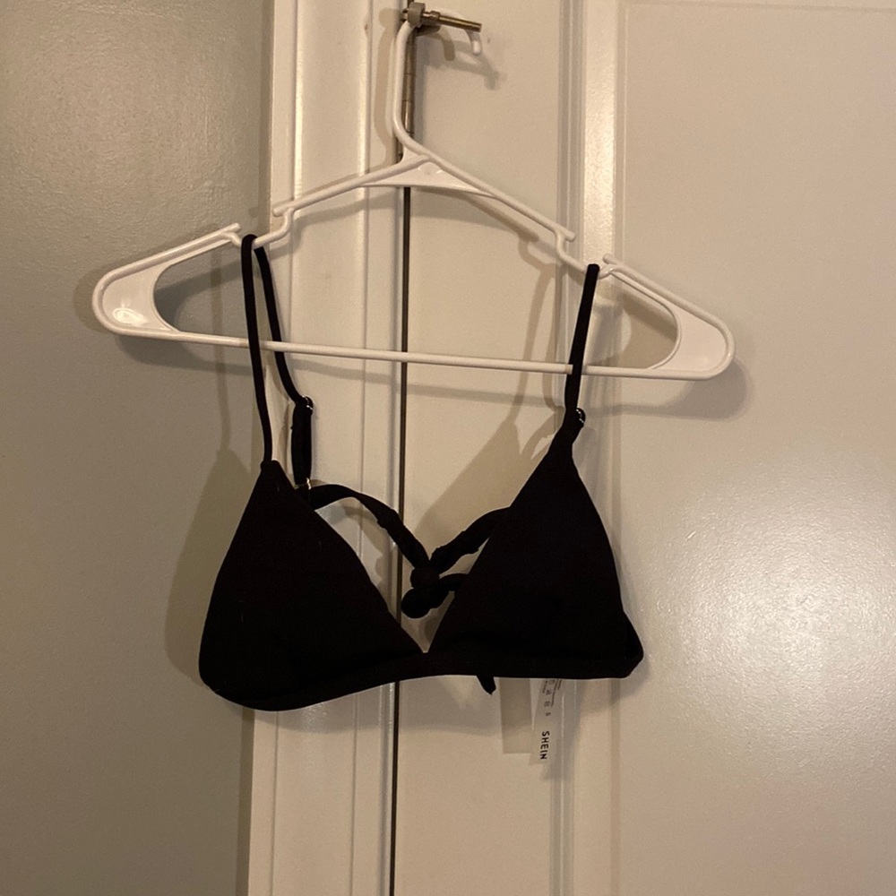 triangle knot back bikini top
